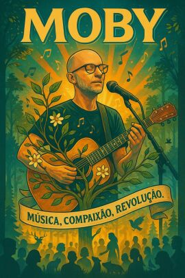 Imagem da notícia Moby: O Gênio do Som que Transformou Música Eletrônica, Veganismo e Arte em um Movimento pela Vida